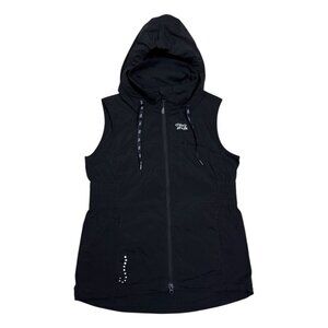 CHLOROPHYLLE Lightweight IMPULSION Hooded Windbreaker Running Vest Womens Medium